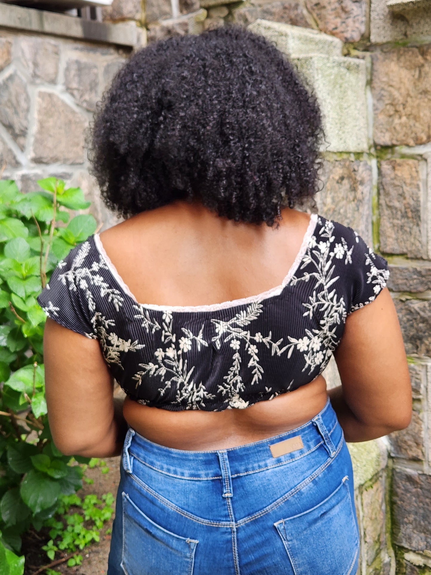 Floral Micro Crop Top