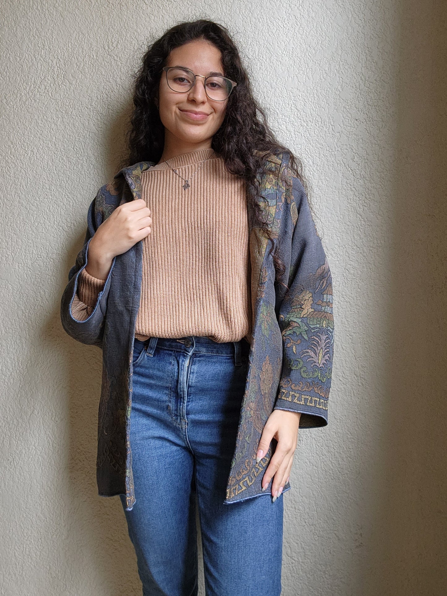 Throw-Over Hooded Jacket