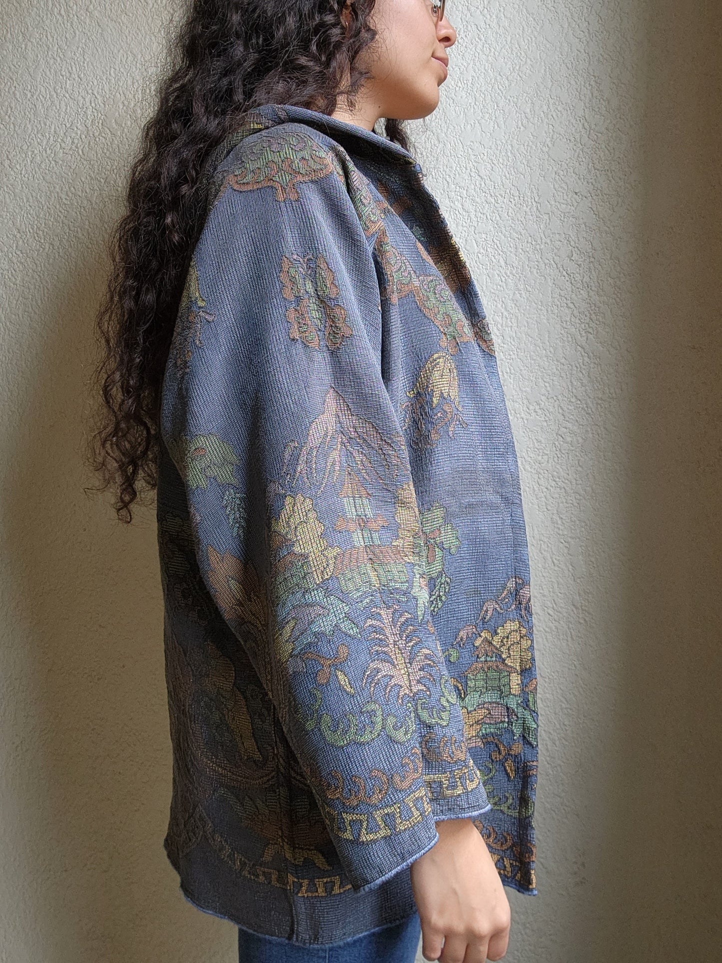 Throw-Over Hooded Jacket
