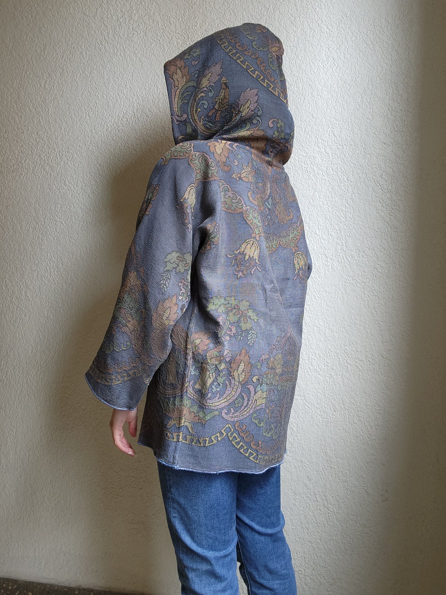 Throw-Over Hooded Jacket