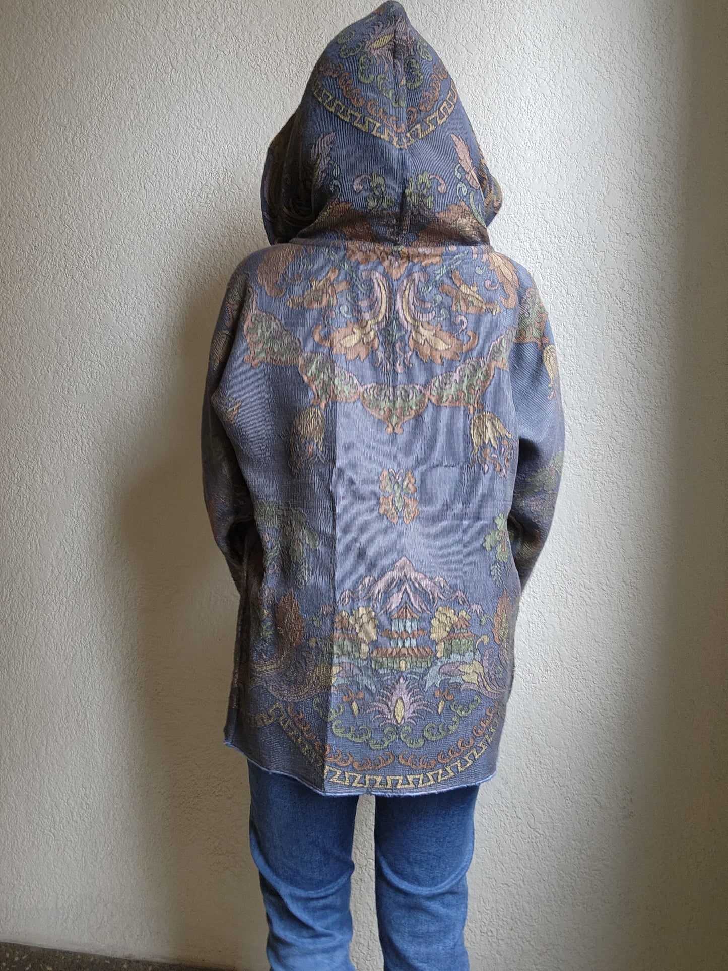 Throw-Over Hooded Jacket