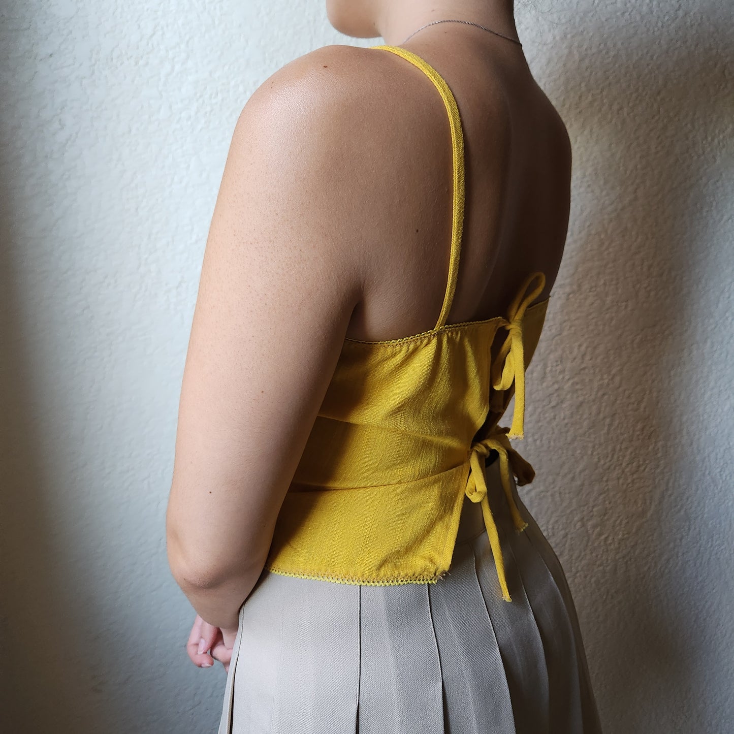 Sunshine Bow Back Top