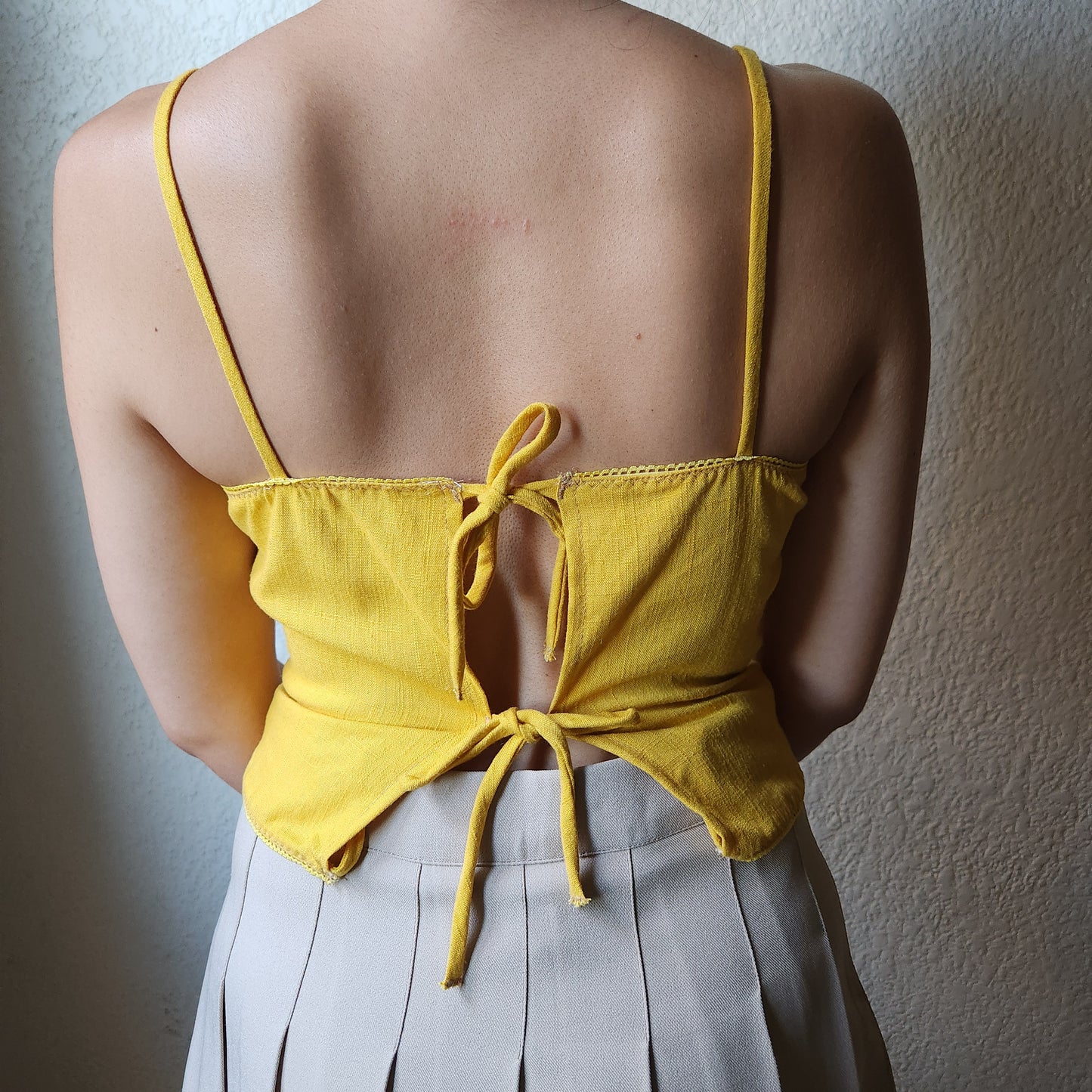 Sunshine Bow Back Top