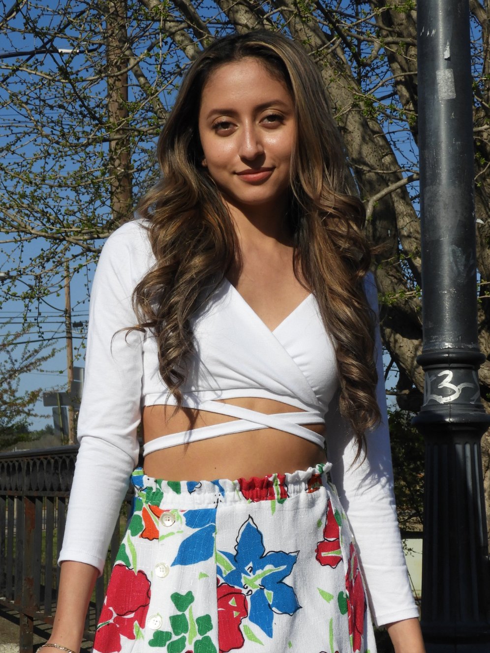 Micro wrap top