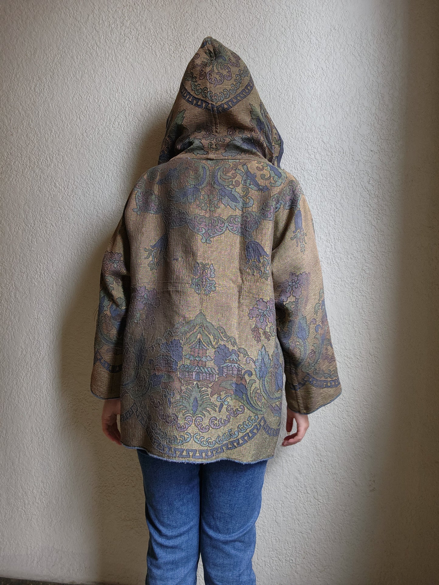 Throw-Over Hooded Jacket