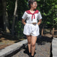 Cropped Sailor Blouse