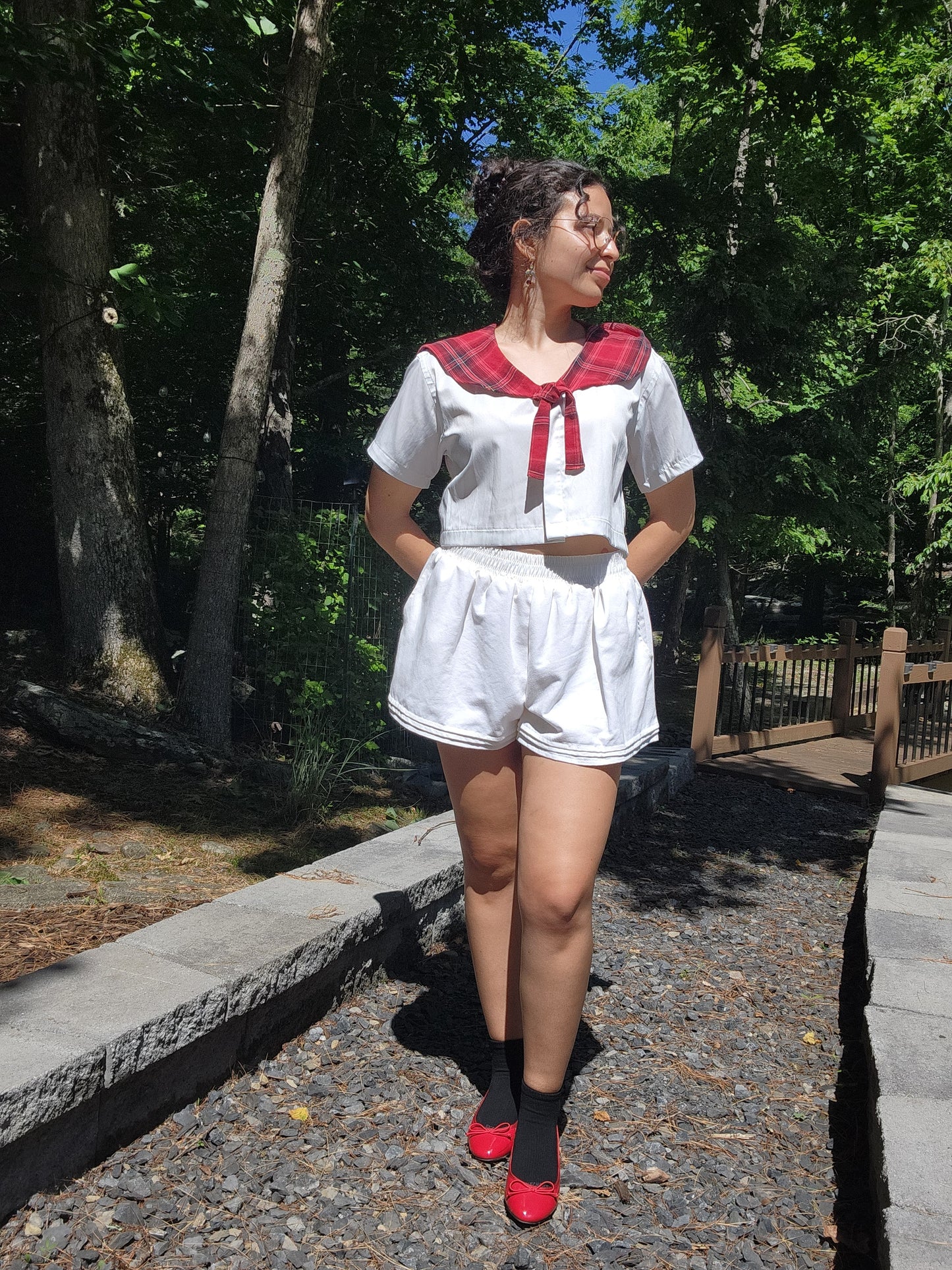Cropped Sailor Blouse