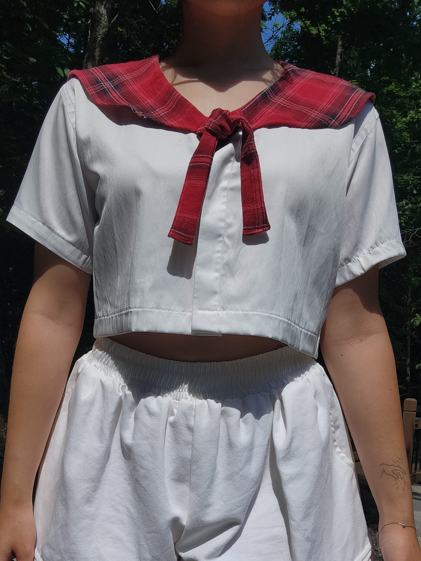 Cropped Sailor Blouse