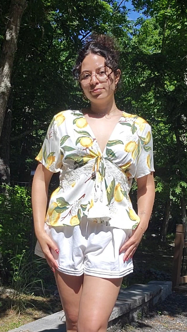 Lemons and Lace blouse