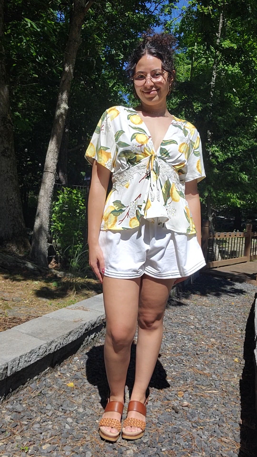Lemons and Lace blouse